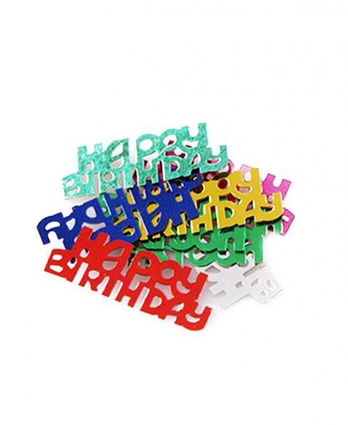 Confetti happy birthday | Decoraties | Flessenpost maken